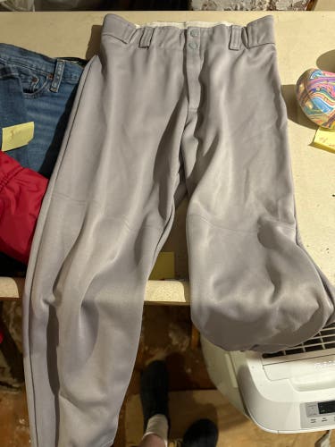Gray Unisex Small (adult) Majestic Baseball Pants (Used)