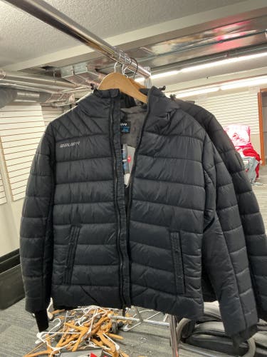 Black Adult Unisex Small Bauer Jacket (New)