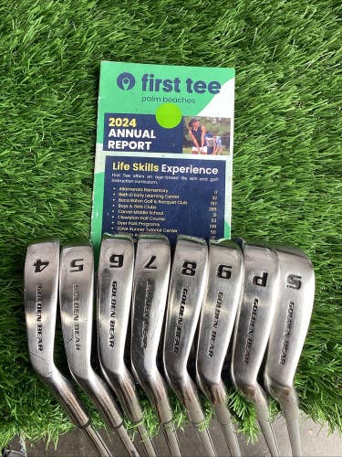 Golden Bear GB-1 Tour Iron Set 4-PW, SW With Ladies Steel Shafts
