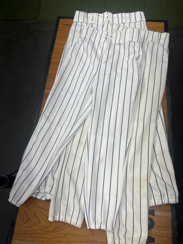 (3 pairs)Men's Small Baseball Pants white/blue