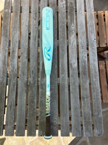 2026 Rawlings Icon Composite USSSA Certified Bat (-8) 22 oz 30" (Used)