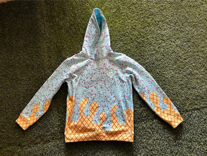 Baseball Lifestyle 101 Ice Cream Hoodie - Boys Large