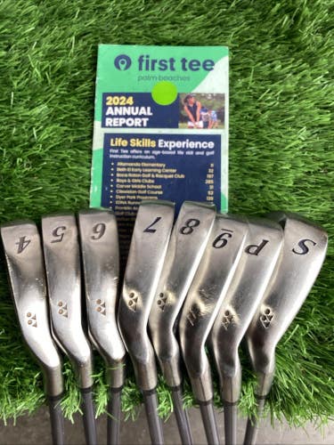 Yonex Rekin Super 03 Iron Set 4-PW, SW With Ladies Graphite Shafts