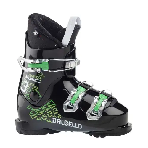NEW Dalbello Green Menace 3.0 Junior Ski Boots - Size Mondo 19.0 / 19.5