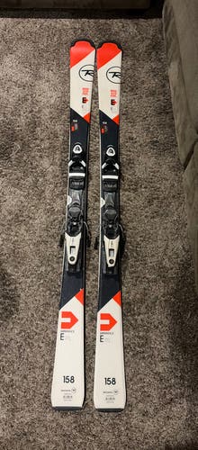 Unisex 2015 Rossignol 158 cm All Mountain Experience E RTL Skis With Bindings Max Din 10 (Used)