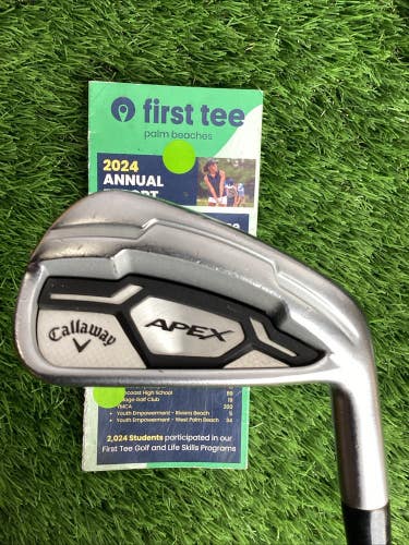 Callaway Apex CF16 Forged Single 6 Iron With Recoil F4 Stiff Graphite Shaft