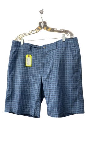 Callaway Blue Plaid Golf Shorts - Size 38