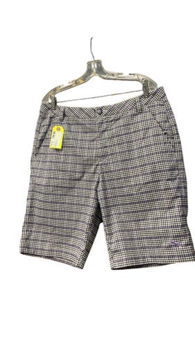 Puma Purple Plaid Golf Shorts