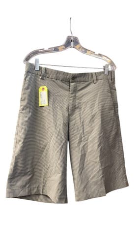 Nike Green Striped Golf Shorts - Size 32