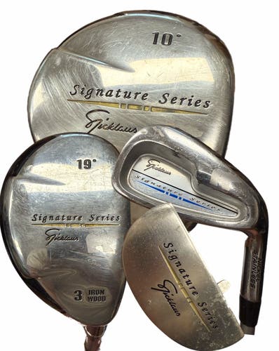 Jack Nicklaus Signature Series Set mens clubs (DR , 3Hy/Wood, 5i and putter)