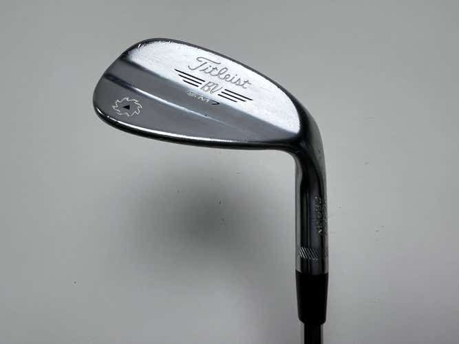 Titleist Vokey SM7 Tour Chrome Wedge 50* 8 Bounce F-Grind Wedge Steel Mens RH