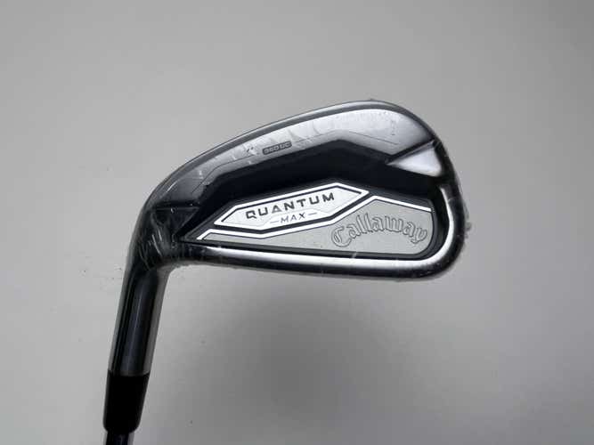 Callaway Quantum Max Single 7 Iron KBS Max 90g Stiff Steel Mens LH NEW