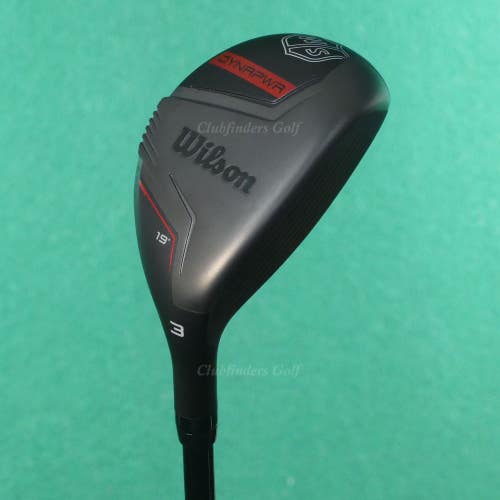 Wilson Staff DYNAPWR 19 Hybrid 3 Iron HZRDUS Smoke RDX 5.0 Graphite Seniors &HC