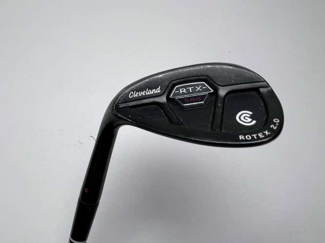 Cleveland 588 RTX 2.0 CB Black Satin Wedge 48* 8 Bounce Wedge Graphite Womens LH
