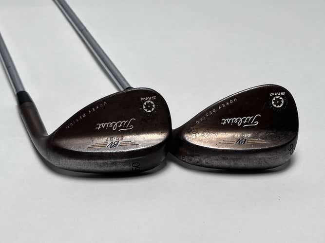 Titleist Vokey Spin Milled SM4 Raw Wedge Set 56* 11 | 60* 7 Wedge Steel Mens RH