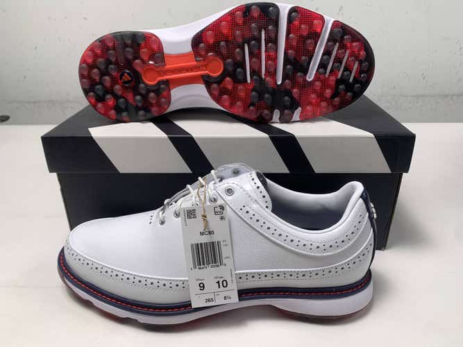 Adidas MC80 Waterproof Golf Shoes White Men's SZ 9 (JH6144) NIB