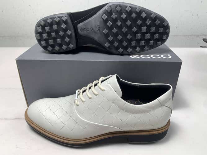 ECCO M Classic Hybrid Golf Shoes White Men's SZ 8-8.5 (EU 42) NIB