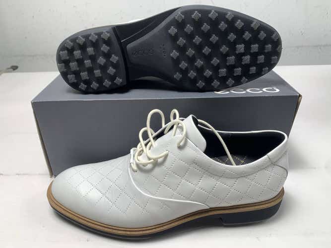 ECCO M Classic Hybrid Golf Shoes White Men's SZ 9-9.5 (EU 43) NIB