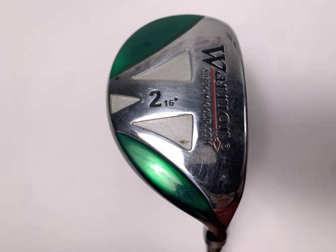 Warrior Custom Golf 2 Hybrid 16* Tour 3.1 Regular Graphite Mens RH Midsize Grip