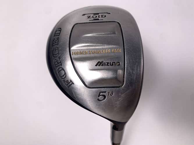 Mizuno T-Zoid Forged 5 Fairway Wood 18* Accel Arc Stiff Regular Graphite Mens RH