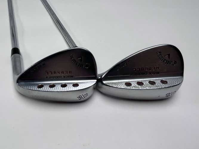 Callaway Mack Daddy 4 Chrome Wedge Set 56*12 | 60*12 DG S200 Tour Issue Stiff RH
