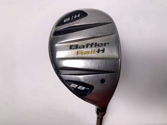 Cobra Baffler Rail H 6 Hybrid 28* Fujikura Motore 65g Stiff Graphite Mens RH