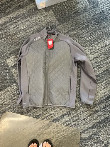 Gray Men's Large CCM Jacket (New)