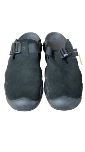KEEN Men's Black Suede Clogs - Size 11.5