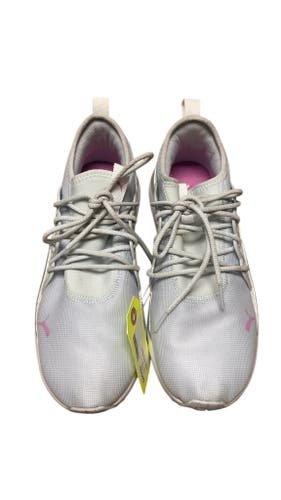 Puma Silver & Pink Runners - Size 9.5