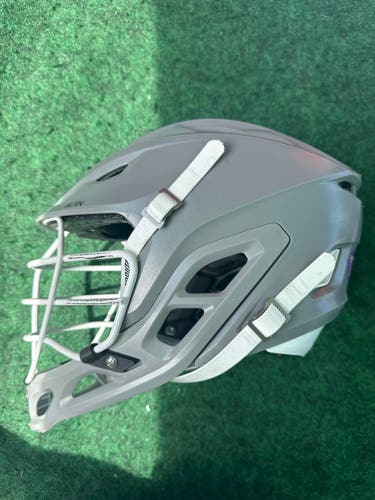 Gray Adult Warrior Burn Helmet (Used) | Large