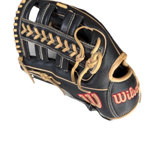 Wilson A2000 Pro Stock 1800 12.75” Outfield Baseball Glove Black/Tan Barely Used