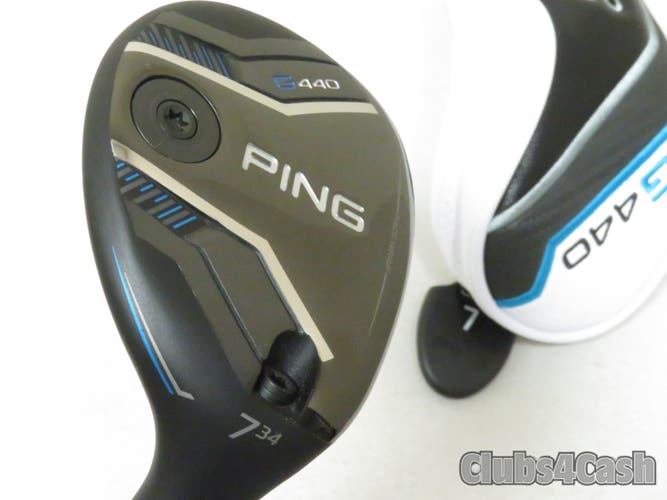 PING G440 Hybrid 34° 7H Denali Red 70g 5.5 Regular +Cover .. Shop Wear