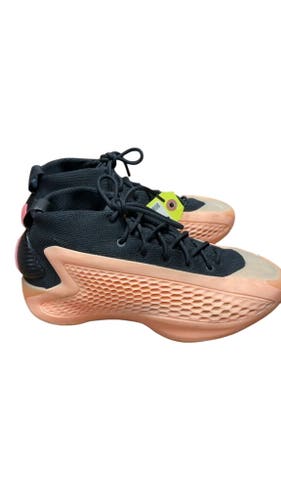 Adidas AE 1 Court Shoes - Pink/Black - Size 7