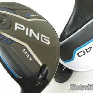 PING G440 Max Fairway 21° 7 Wood Alta CB 65 Blue Stiff Flex +Cover .. MINT