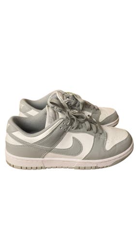 Nike Dunk Low Grey/White Sneakers - Size 9