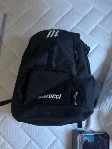 Black Adult Unisex Large/Extra Large Marucci Backpack (New)