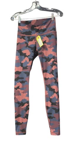 Lululemon Pink/Blue Camo Leggings - Size 6