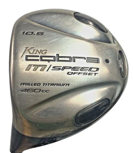King Cobra Offset Mspeed 460cc Driver 10.5* LH 50g Regular Graphite 45" New Grip