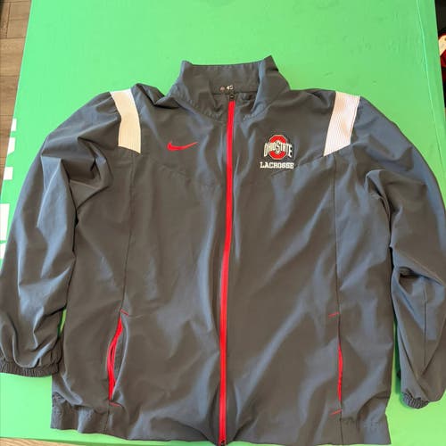 Nike Zip-Up Jacket | XL | The Ohio State University Lacrosse Team Issued