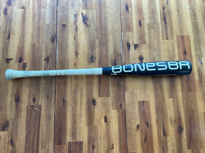 2026 BONESABER HYBRID "BLACK COBRA" EDITION USA METAL BASEBALL BAT -8 Used