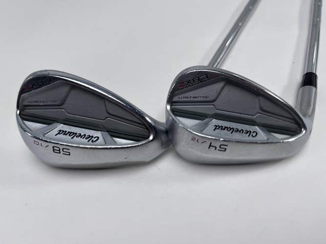 Cleveland CBX 2 Wedge Set 54* 12 | 58* 10 DG X100 120g Extra Stiff Steel Mens LH