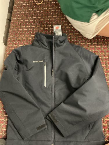Black Kids Unisex XS Bauer Jacket (New)
