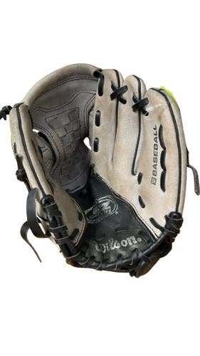 Wilson EZ Catch 10.5" Baseball Glove - Grey/Black
