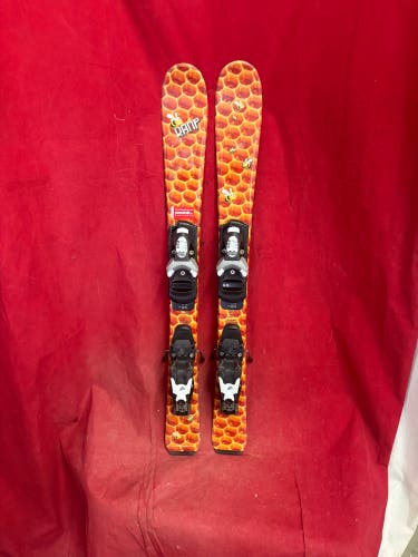 Jr Skis: Kid's 89 cm All Mountain Skis With Bindings (Used)
