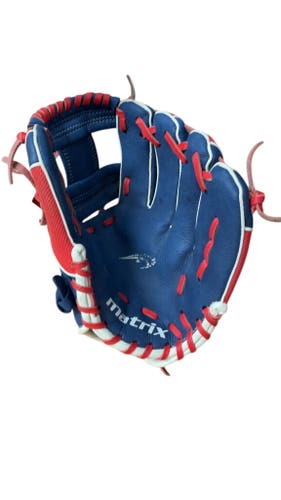 Matrix 10" Left Hand Throw Baseball Glove - Red/Blue
