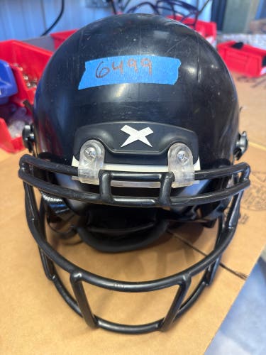 USED XENITH X2E+ YOUTH FOOTBALL HELMET - LARGE - BLACK