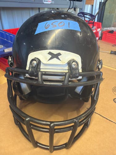 USED XENITH X2E+ YOUTH FOOTBALL HELMET - LARGE - BLACK