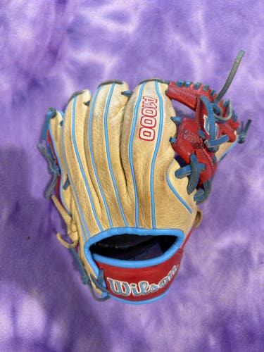 Brown Wilson A1000 RH Infield Baseball Glove 11.5" (Used)