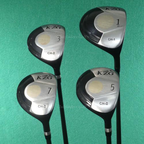 KZG CH-1 10.5 1, 3, 5 & 7 Woods ESP EN 354 Legacy Graphite Firm w/ HC SET OF 4