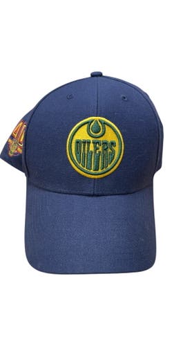 Edmonton Oilers 40th Anniversary Blue Snapback Hat